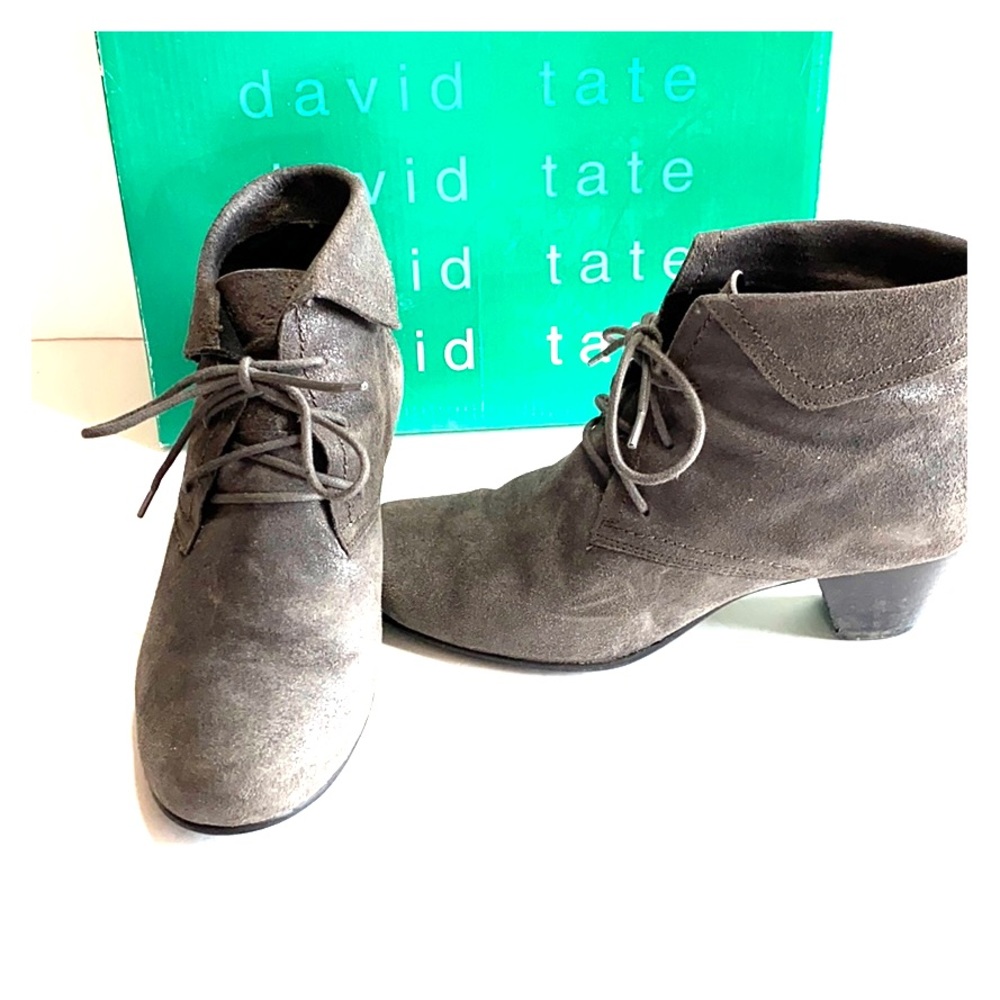 David Tate Lace Up Booties